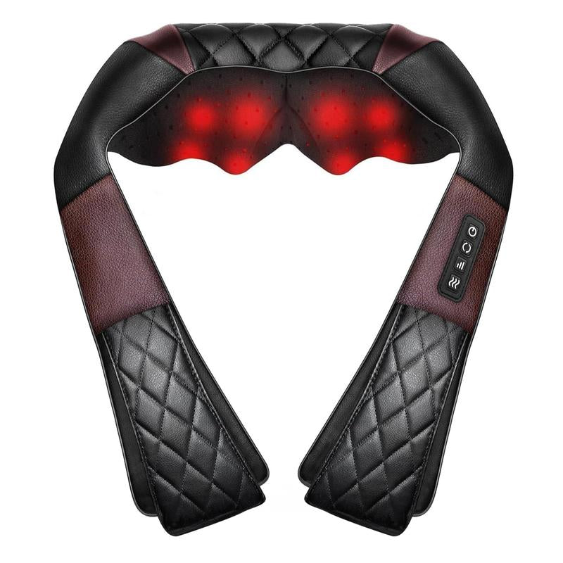 DAILYLIFE Shiatsu Neck and Back Massager, Electric Shoulder Massager, Car Neck Massage Pillow for Neck, Back, Shoulder, Foot, Leg Massage, Relieve Muscle Pain, Perfect Present for Man/Woman/Family